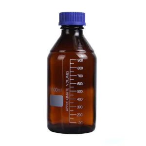 Amber Borosilicate Glass Bottle