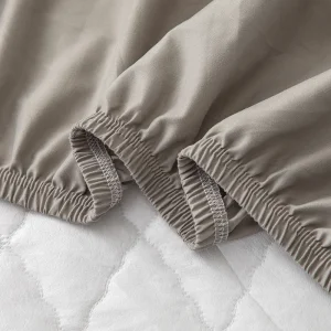 Cotton Flannel Bedding Set with Multi-Color Optional Soft Breathable Waterproof Mattress Cover