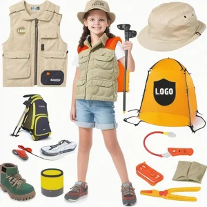 Explorer Kit Premium Camping Toys and Outdoor Adventure Kits with Backyard Safari Vest &amp; Hat for Boys and Girls