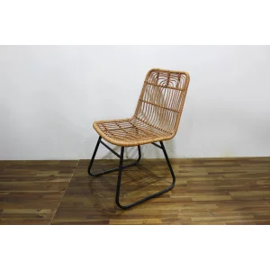 Comhome Rattan Storage Bench with Hidden Compartment