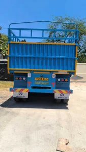 a fence type semi trailer