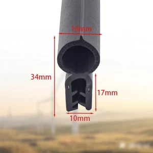 EPDM Steel Reinforced Composite Rubber Strip for Automotive Door and Window Sealing