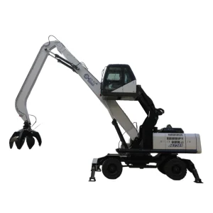 Jg230s Wheeled Grapple Excavator for Metal Recycling Demolition Sites with CE Certifications