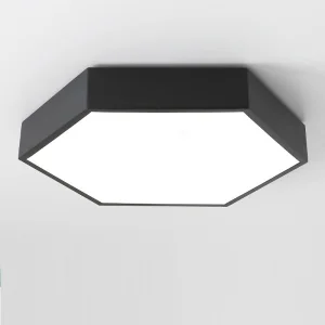 LED Light Creative Hexagonal Geometric Shaped Ceiling Lamp Kindergarten Office Supermarket Chandelier Light