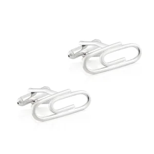 Wholesale Cufflinks Paper Clips Design Business Office Cufflinks Unique Fashion cCufflinks For Men CL0012