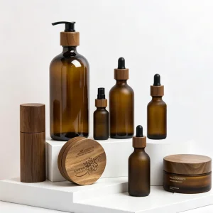 Luxury Sustainable Eco-Friendly Skincare Bottle Set