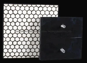 Wear &amp; Impact Resistant Component Ceramic Composite Rubber Liner Backed Steel Plate