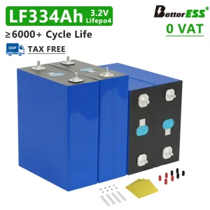 LF334Ah Lifepo4 Battery Grade A+ 3.2v 280Ah 280K 314AH 330Ah 340Ah 628Ah Prismatic Lithium Ion Batteries for 12/24v 48V ESS Pack