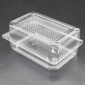 Transparent Pet Fresh Fruit Storage Container - Leakproof &amp; Stackable Design