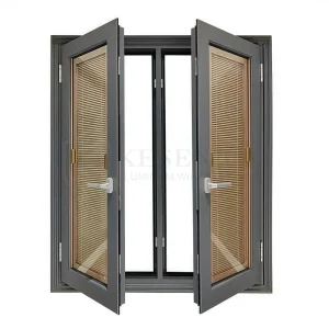 Guangdong Foshan Aluminium Sliding Tempered Glass Sound Proof Open out Casement Windows and Door