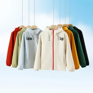 2025 Custom Logo Autumn Winter Workwear 3-in-1 Jacket Thin Windbreaker Waterproof Outdoor Hiking Wear