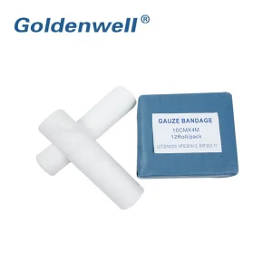 100% Absorbent Cotton Gauze Bandage with ISO Approved