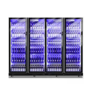 Supermarket Glass Door Beverage Display Cooler
