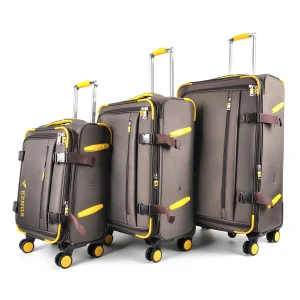 Classic Luxury Nylon Trolley Luggage Sets Custom Logo Soft Travel Fabric Factory Outlet Business Bag Collection