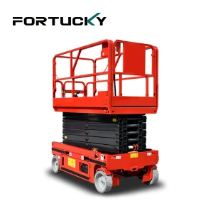 Self-Propelled Scissor Lift /12m Hydraulic Scissor-Type Aerial Work Platform with Telescopic Platform