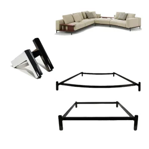 Nordic Designer Sofa Leg Aluminum Sofa Frame Leg Modern Furniture Legs Sofa Accessories Furniture Hardware