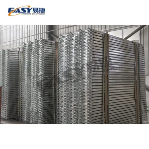 Easy Construction Material Perforated Aluminum 6' Walkthru Scaffold Plank with Hooks