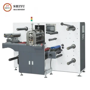 High Speed Automatic Label Slitting Die Cutting Machine Printed Label Flat-bed Die Cutting Machine Roll to Roll or Roll to Sheet