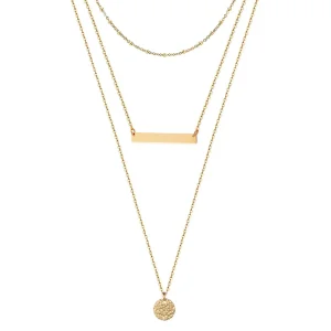 Sequin Multi-Layer Pearl Necklaces