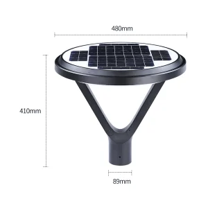 إضاءة LED عالية الجودة موفرة للطاقة، مصباح حديقة شمسي، ضوء خارجي قابل لإعادة الشحن، فناء، فيلا، ساحة مع بطارية شمسية للإضاءة