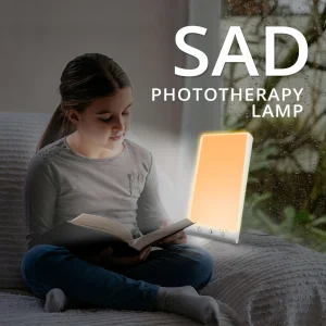 Luz de Fototerapia Triste Luz Feliz Imitando Luz Solar Ajuste Inteligente Lâmpada de Cura Emocional
