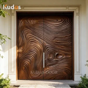 3D Carved Solid Wood Door