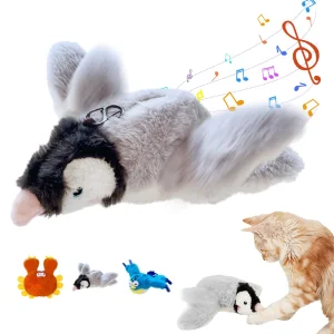 Chirping Flying Bird Cat Toy