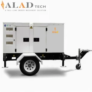 1000kw مجموعة مولد ديزل كمينز المحمولة على مقطورة