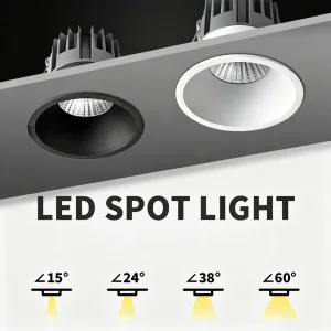10W Anti-glare Trimless Aluminum LED Downlight