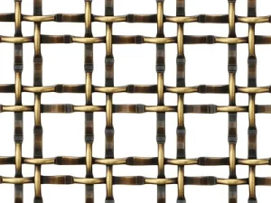 Copper Double Crimped Woven Wire Mesh