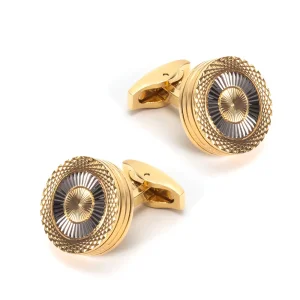 Wholesale Personalized Mens Wedding Gifts French Shirt Round Engraved Cufflinks Wholesale CL0171 Exporters, Companies