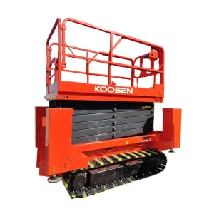 Rough Terrain Manufacturer Hydraulic Crawler Tracked Scissor Lifts with Track