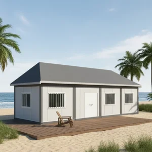 20FT/40FT Durable Prefabricated Container Home Office Container Cabin 40FT Flat-Pack Labor Camp Prefab Container House
