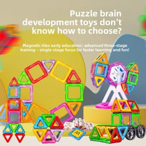Qianman Magnetic Tile Set Educational Toys