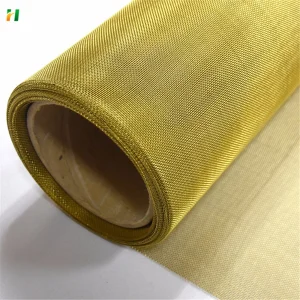 China Factory Supply Brass Material Woven Wire Filter Mesh for Gas/Liquid Filter Mesh 200 Mesh