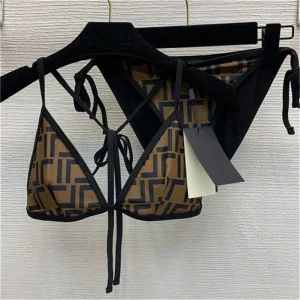 Novo Biquíni Triângulo Estampado de Leopardo Biquíni Sexy em Duas Peças