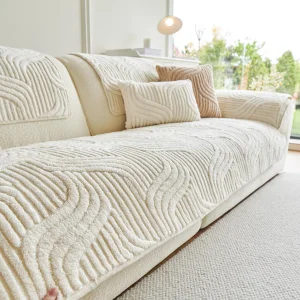 Machine Washable Thick and Warm Sofa Cushion Cover for Easy Cleaning