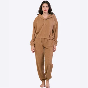 Custom Fall Loungewear Women 2 Piece Jogger Set Vacation Outfit for Woman