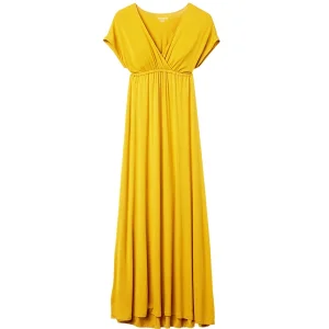 Vestido Maxi com Cintura Feminino