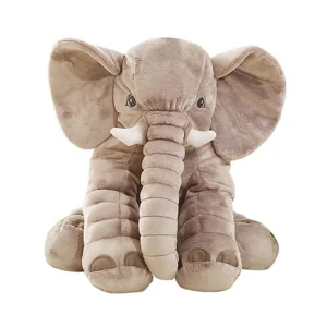 Best Selling 40cm Super Soft Stuffed Elephant Pillow Action Figure Comfort Toy for Baby Children PP Cotton Filled Plush Toy Gift