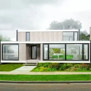 Cabaña modular de lujo prefabricada de manzana