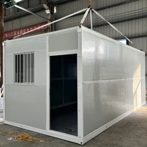 20FT Cabina residencial prefabricada plegable, de rápida ensamblaje y transportable de fábrica china