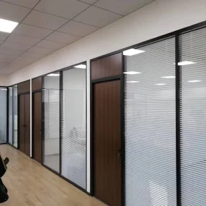 Factory Wholesale Glass Price Wall System Aluminum Modern Office Workstation Fold Movable Room Acoustic Soundproof Exhibition Center Partitions