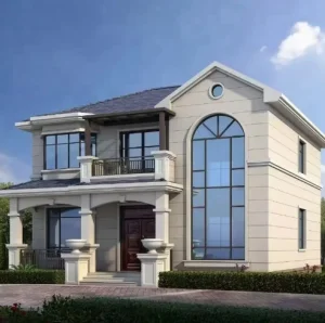 Luxurious Two-Layer Modular Light Steel Frame Villa