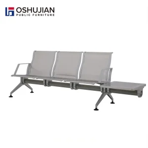 Hospital 3 Seat Steel Chair