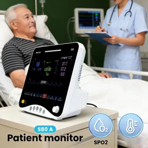 Monitor de Paciente Portátil Compacto Multiparamétrico para Sinais Vitais para Uso em Emergência e Enfermaria
