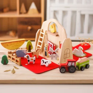 Wooden Barn Stacking