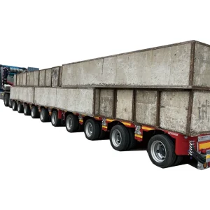 Heavy Duty Trailer for Shipbuilding &amp; Bridge Construction Robust Transport Solution for Oversized Cargo