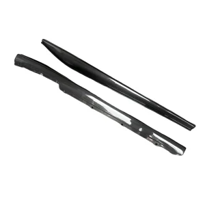 296 Gtb Wet Carbon Fiber Bodykit OEM Style Car Side Skirts Extension for Ferrari 296 Gtb