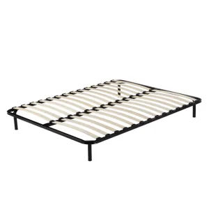 Modern Metal Wood Bed Frame King